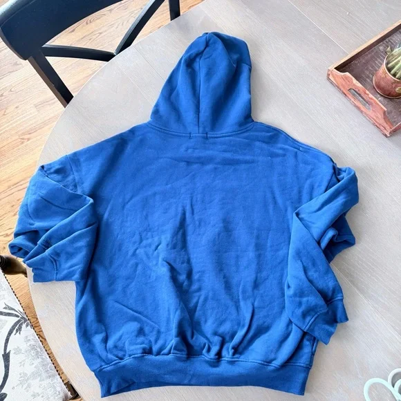 UltraFleece Hoodie - Color: Midnight Blue with "GARAGE" Art - Picture 3 of 4